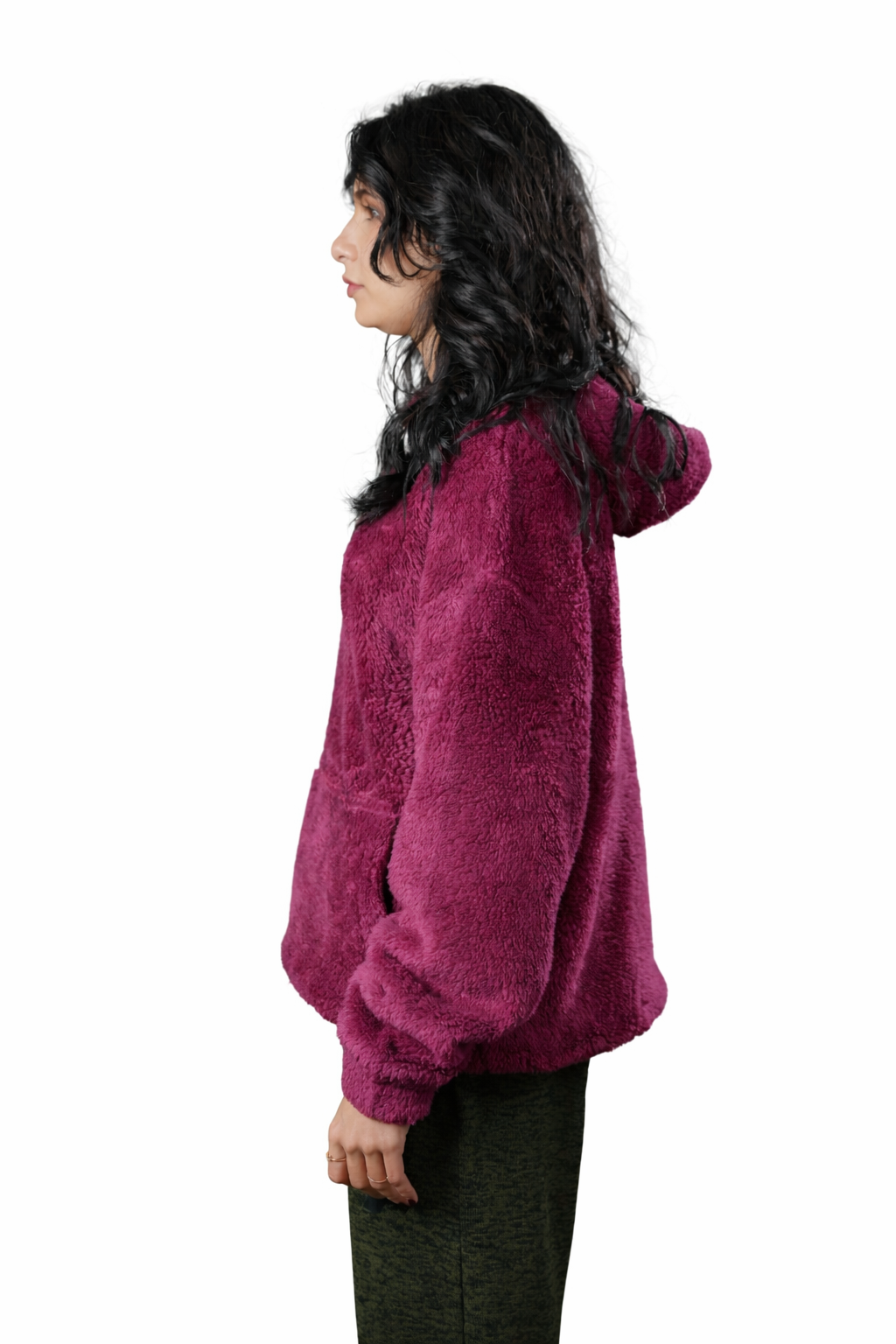 Maroon Hoodie – Loose Fit – Unisex