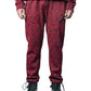 Red Textured Tracksuit – Loose Fit – Unisex