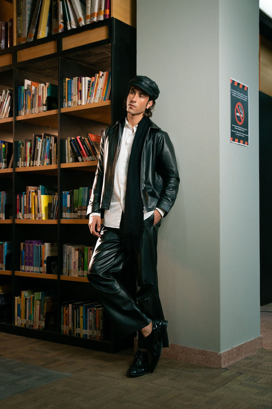 SEVEN Men's Phantom Faux Leather Set - Retro Utility