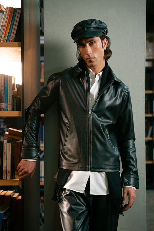 SEVEN Men's Phantom Faux Leather Set - Retro Utility