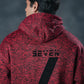 SEVEN Red Textured Tracksuit – Bold Winter Edition