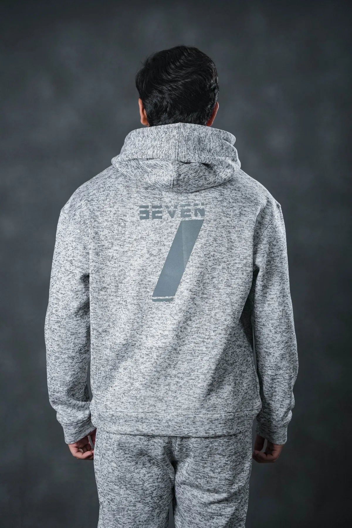 SEVEN Grey Marl Knit Tracksuit - Urban Comfort Edition