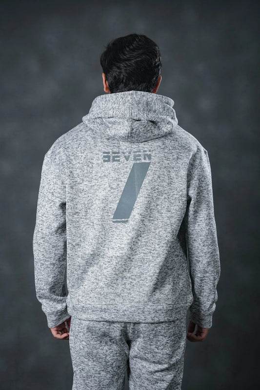 SEVEN Grey Marl Knit Tracksuit - Urban Comfort Edition