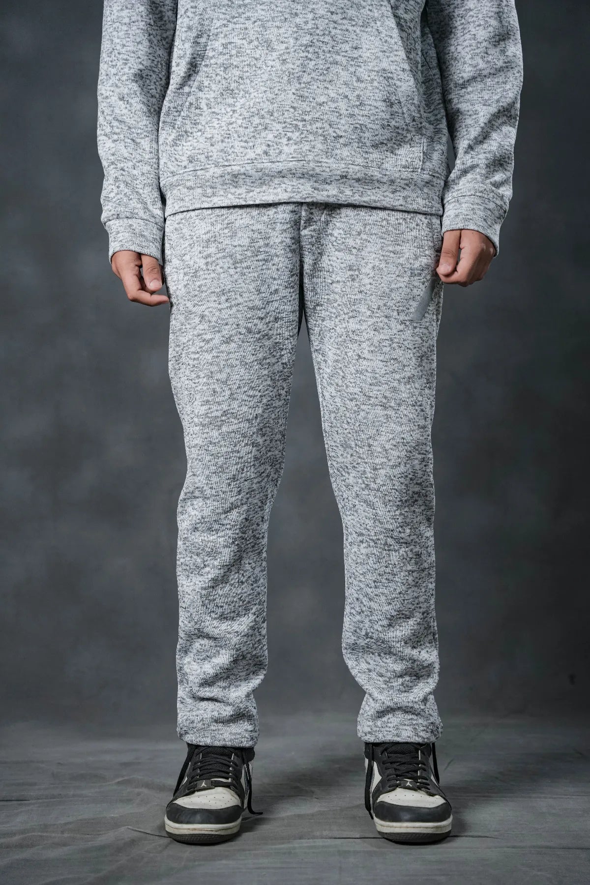 SEVEN Grey Marl Knit Tracksuit - Urban Comfort Edition