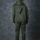 SEVEN Forest Green Textured Tracksuit - Deep Winter Edition