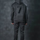 SEVEN Obsidian Black Textured Tracksuit - Premium Knit Edition