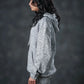 SEVEN Women's Cloud Grey Textured Tracksuit - Athleisure Comfort