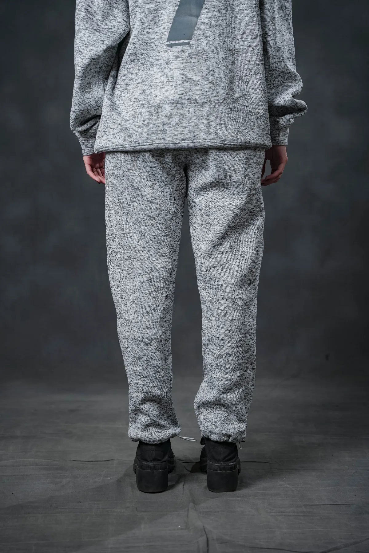SEVEN Women's Cloud Grey Textured Tracksuit - Athleisure Comfort