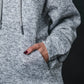 SEVEN Women's Cloud Grey Textured Tracksuit - Athleisure Comfort