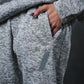 SEVEN Women's Cloud Grey Textured Tracksuit - Athleisure Comfort