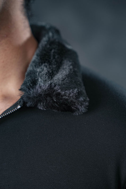 Black Frost Zip Sweatshirt