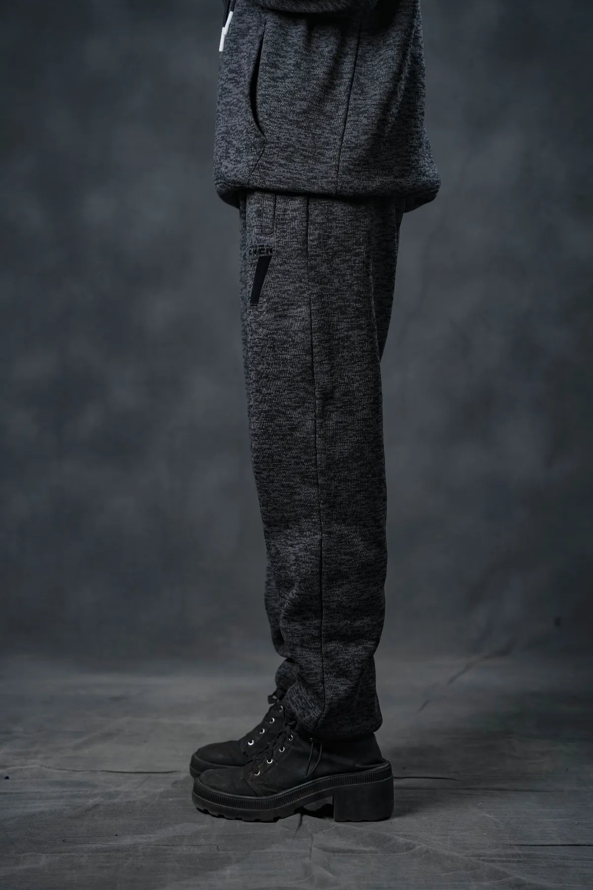 SEVEN Women's Shadow Knit Tracksuit - Core Black Comfort
