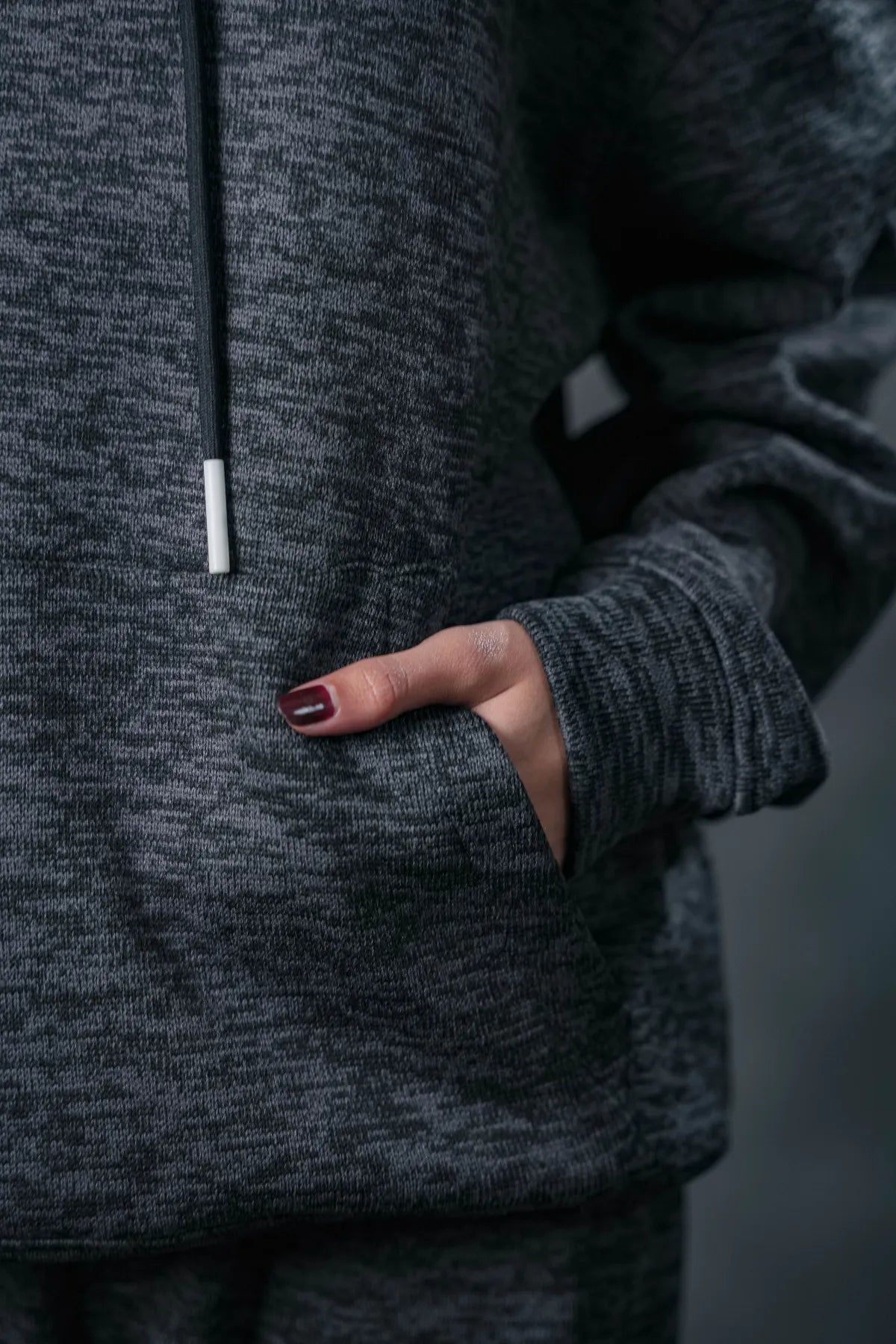 SEVEN Women's Shadow Knit Tracksuit - Core Black Comfort