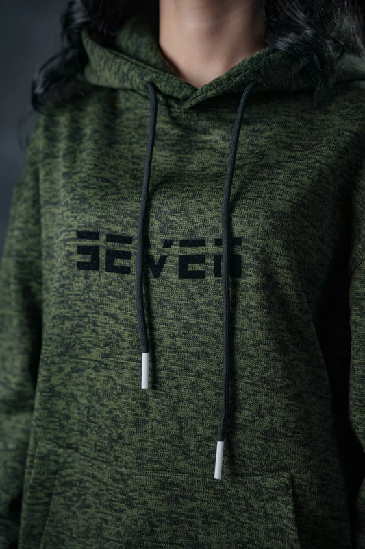 SEVEN Women's Deep Forest Textured Tracksuit - Utility Knit
