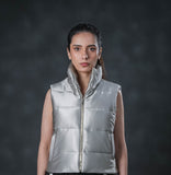 Silver Puffer Jacket