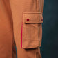 SEVEN Desert Knit Cargo Trousers - Sunset Contrast