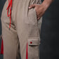 SEVEN Safari Knit Cargo Trousers - Pop of Contrast