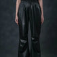 SEVEN Women's Obsidian Faux Leather Set - Monochromatic Utility