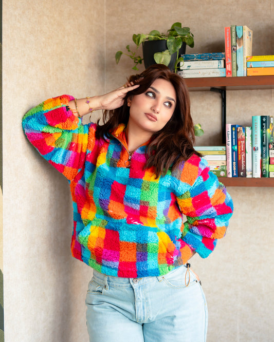 Women’s Multicolour Sherpa Upper