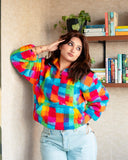 Women’s Multicolour Sherpa Upper