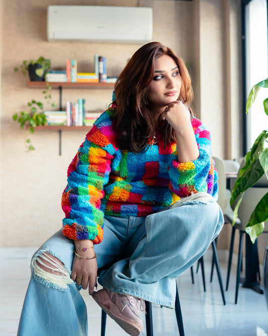 Women’s Multicolour Sherpa Upper