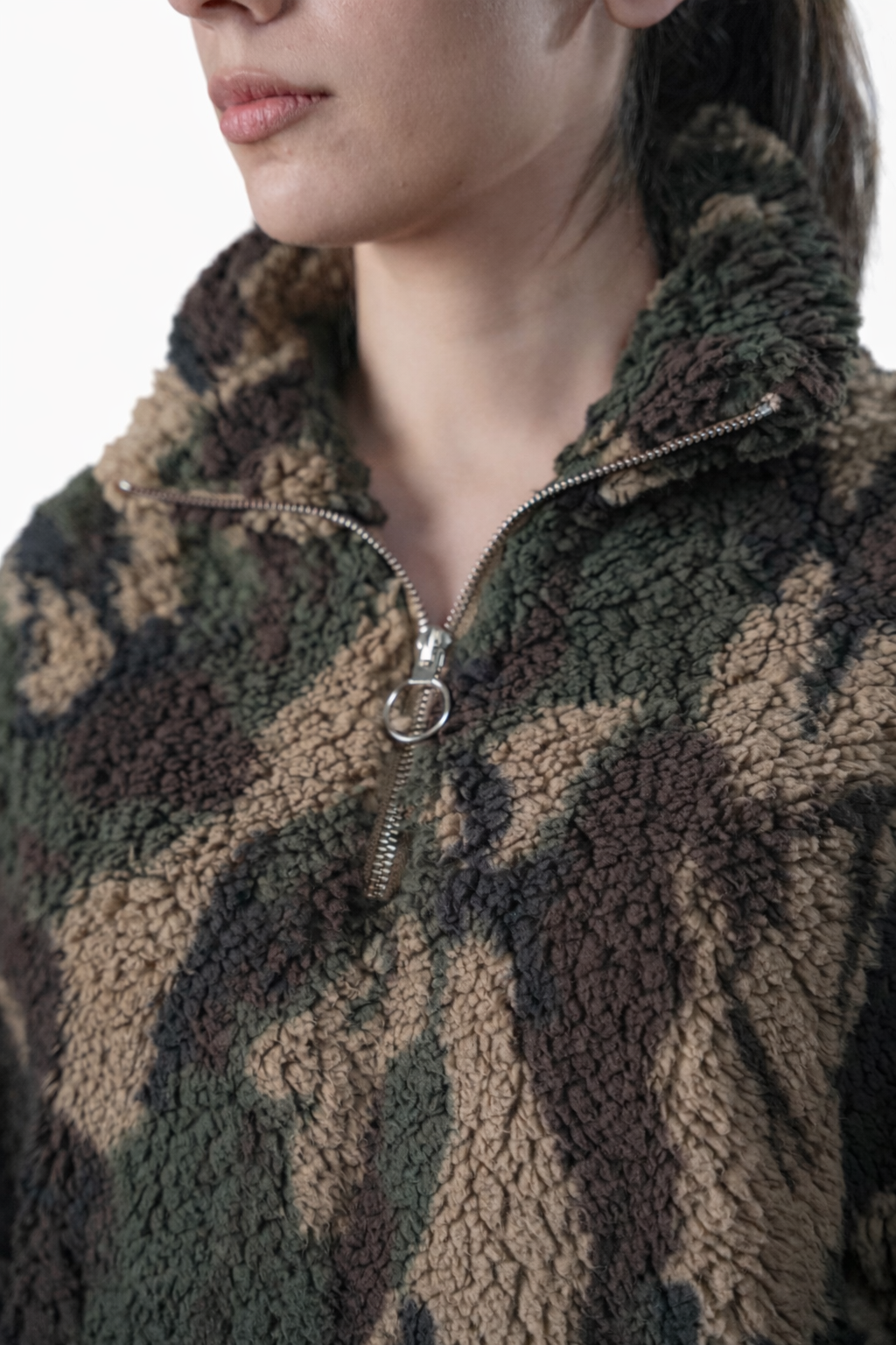 Military Style Top – Loose Fit – Women