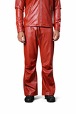 Red Leather Pants Men