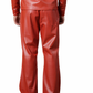 Red Leather Pants Men