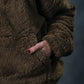 Brown Plush Hoodie – SEVEN Street Edition