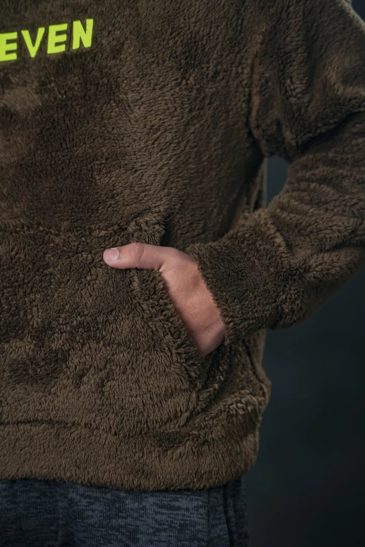 Brown Plush Hoodie – SEVEN Street Edition