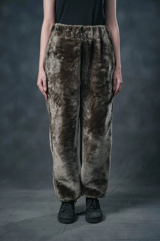 Mocha Plush Lounge Pants – Winter Luxe Edition