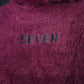 Maroon Plush Hoodie – Signature SEVEN Edition