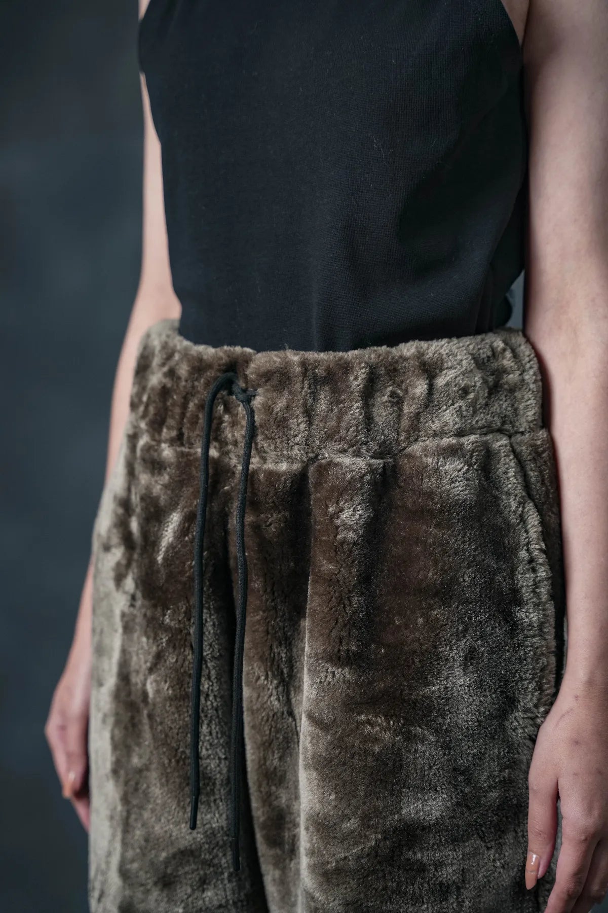 Mocha Plush Lounge Pants – Winter Luxe Edition