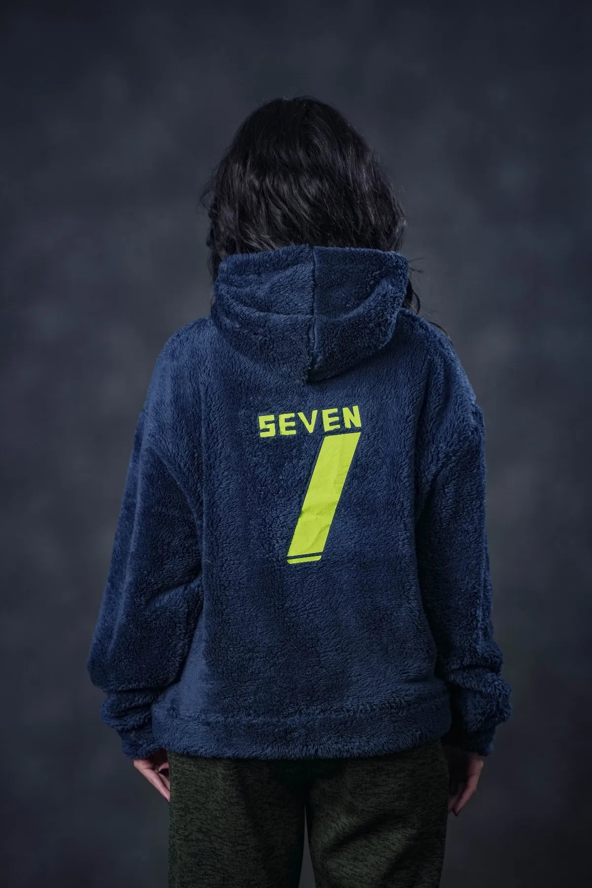 Navy Plush Hoodie – SEVEN Street Comfort