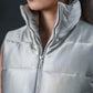Silver Storm Sleeveless Puffer Vest
