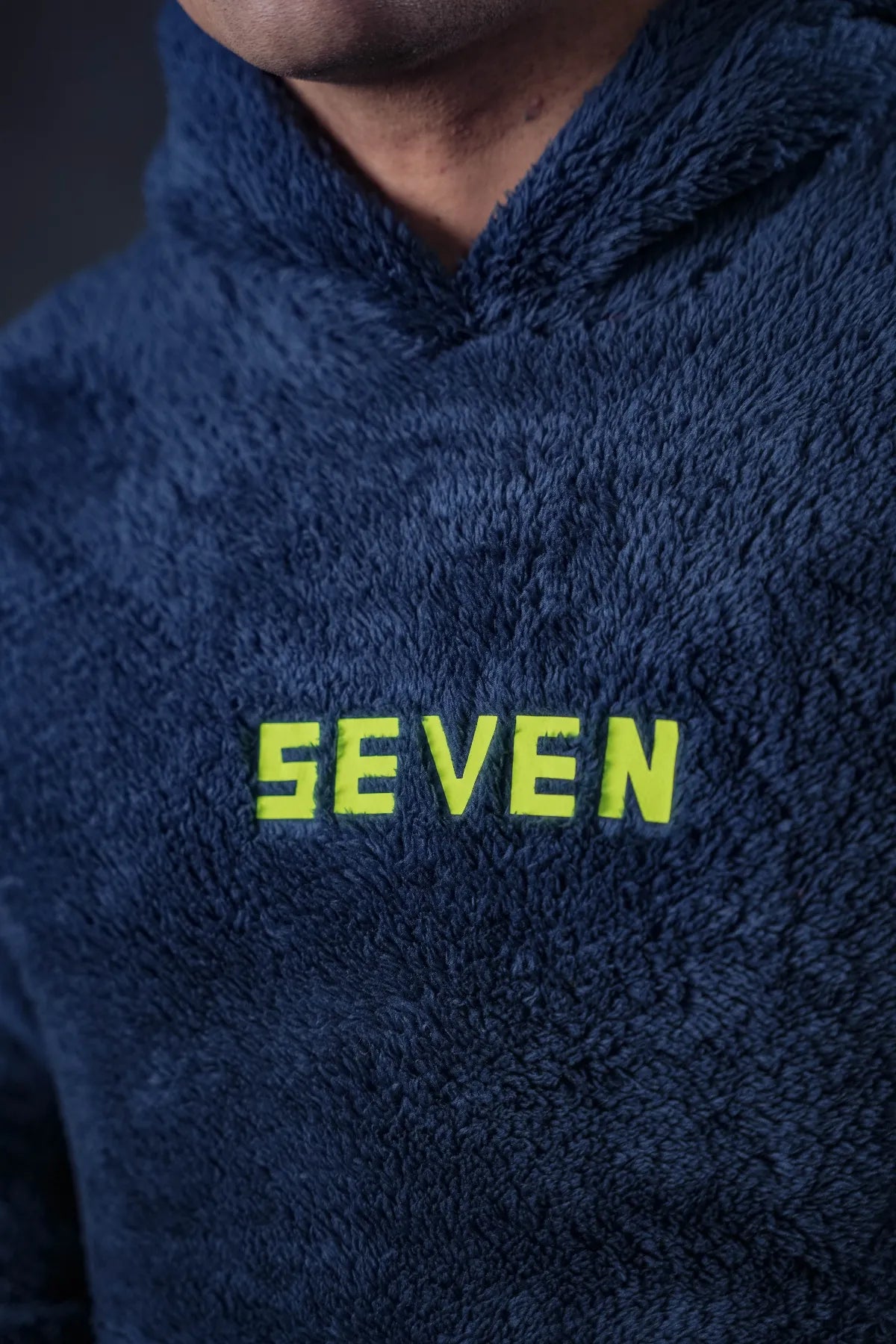 Navy Plush Hoodie – SEVEN Street Edition