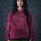 Maroon Plush Hoodie – SEVEN Cozy Edition