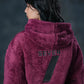 Maroon Plush Hoodie – SEVEN Cozy Edition