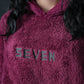 Maroon Plush Hoodie – SEVEN Cozy Edition