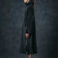 Elegant Velvet Long Coat Dress