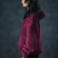 Maroon Plush Hoodie – SEVEN Cozy Edition