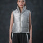 Silver Storm Sleeveless Puffer Vest