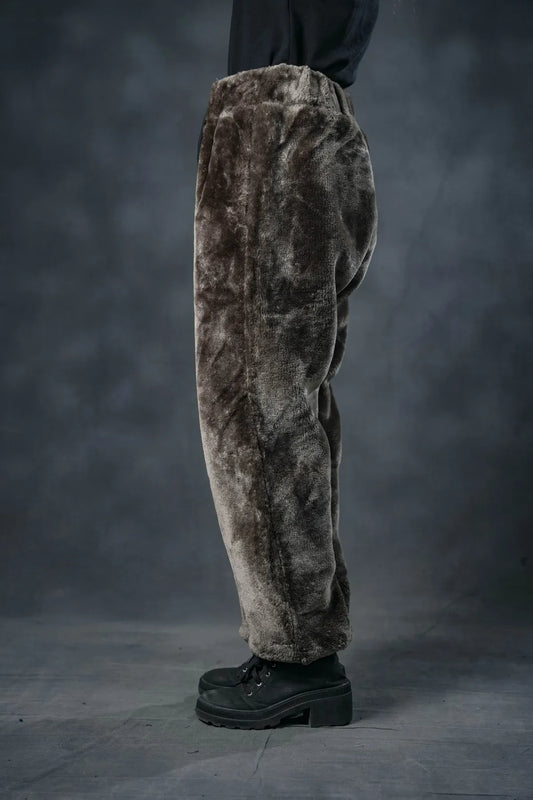 Mocha Plush Lounge Pants – Winter Luxe Edition